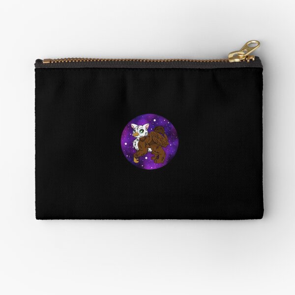 Galaxy Griffin on Black Zipper Pouch