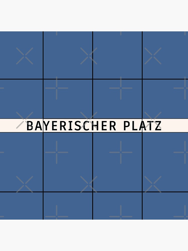 Bayerischer Platz Station Tiles (Berlin U7) by in-transit
