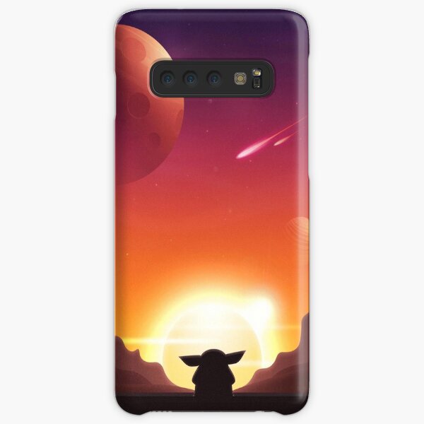 sunset in galaxy Samsung Galaxy Snap Case