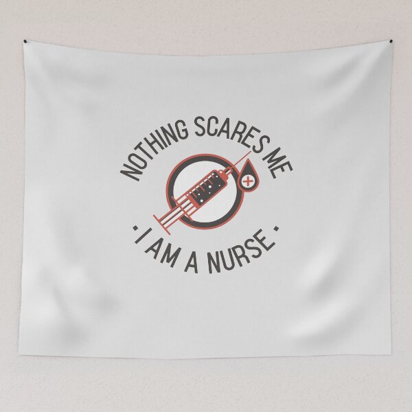 Item preview, Nothing Scares Me I'm A Nurse designed and sold by Jajulile.