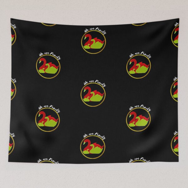 Item preview, We are family - Black BG designed and sold by ActRightToday.