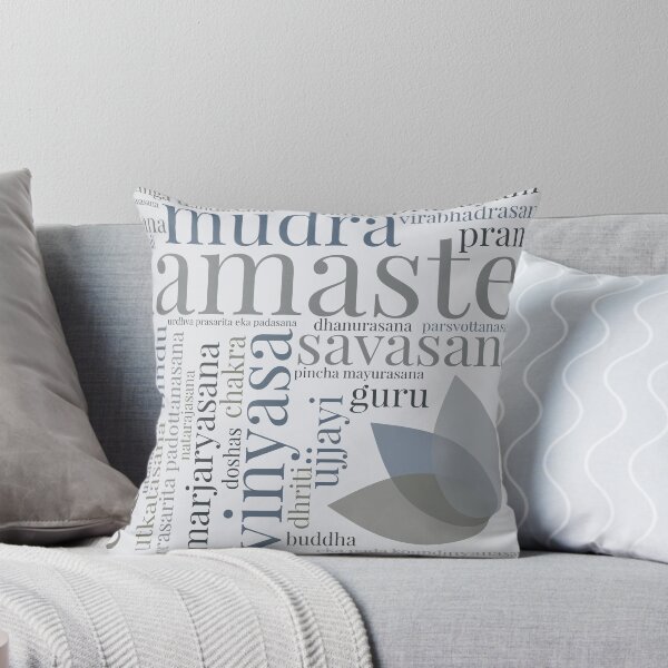 Item preview, Yoga Terms and Poses Word Cloud designed and sold by mymymagic.