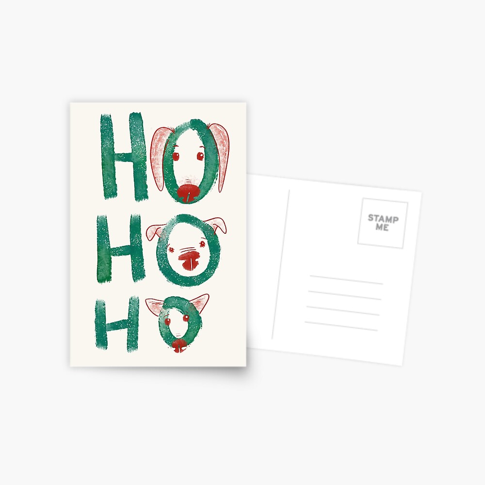 Ho Ho Holidays Postcard