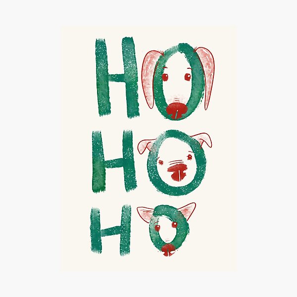 Ho Ho Holidays Photographic Print