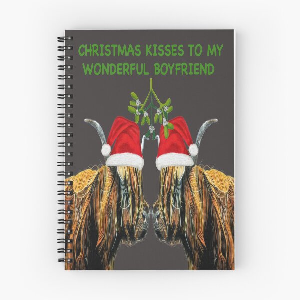 Item preview, Christmas Kisses to my wonderful boyfriend  designed and sold by IslesArt.