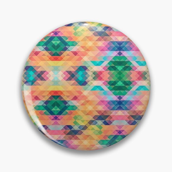 Item preview, Abstract colorful geometric pattern designed and sold by DK-PODsolutions.