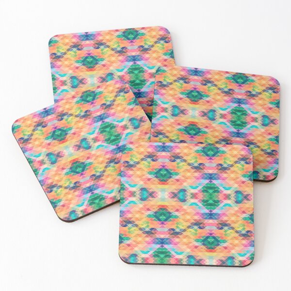 Item preview, Abstract colorful geometric pattern designed and sold by DK-PODsolutions.