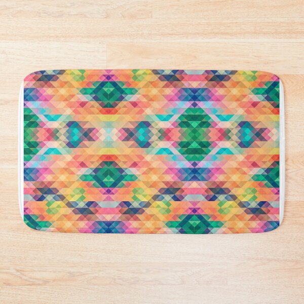 Item preview, Abstract colorful geometric pattern designed and sold by DK-PODsolutions.
