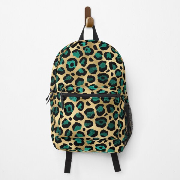 Item preview, Green and Gold Leopard Print Pattern designed and sold by RougeAtelier.