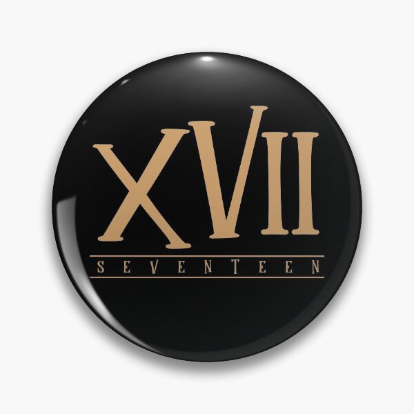 Item preview, XVII (Seventeen) Gold Roman Numerals designed and sold by VicEllisArt.