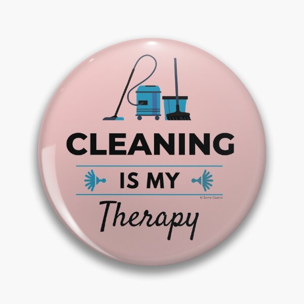 Item preview, Cleaning is My Therapy Motivation Housekeeping Inspiration designed and sold by SavvyCleaner.