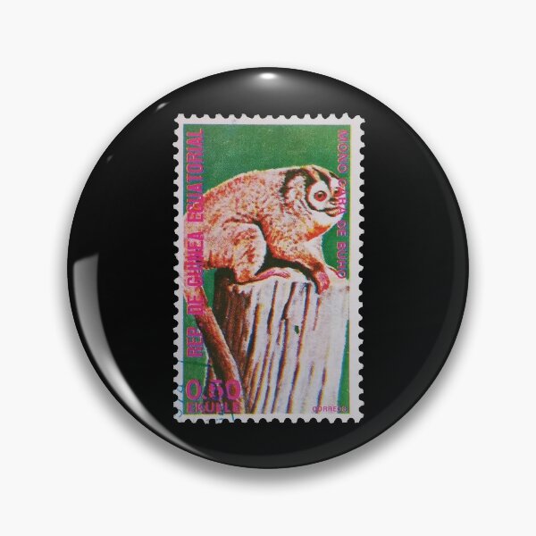 Item preview, Republic of Guinea - Vintage Monkey Green Stamp  designed and sold by StampCollection.
