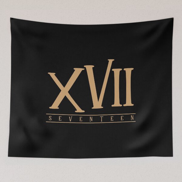 Item preview, XVII (Seventeen) Gold Roman Numerals designed and sold by VicEllisArt.