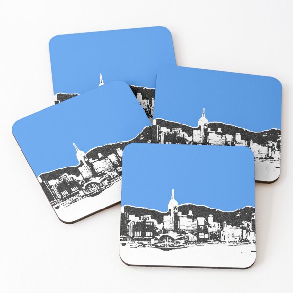 Item preview, Hong Kong skyline Poster designed and sold by ZserbDesign.