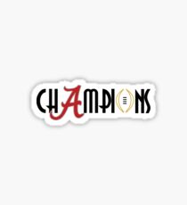 2016 National Champions Alabama Crimson Tide Sticker