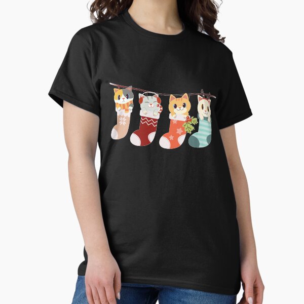 Item preview, Sammlung süße Katze große Socke Set Weihnachten Winter Thema designed and sold by zugharo2019.