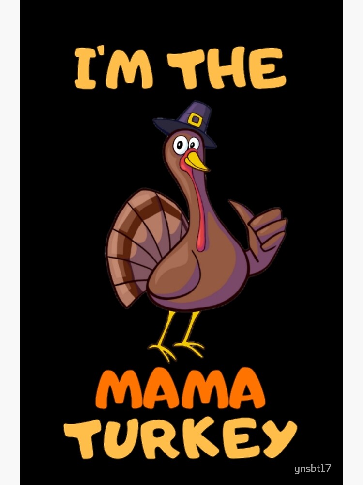 Mama Turkey Matching Family Group Thanksgiving Party Pajama T-Shirt Mama Turkey Matching Family Group Thanksgiving Party Pajama T-Shirt
