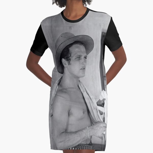 Hunk Paul Newman Graphic T-Shirt Dress