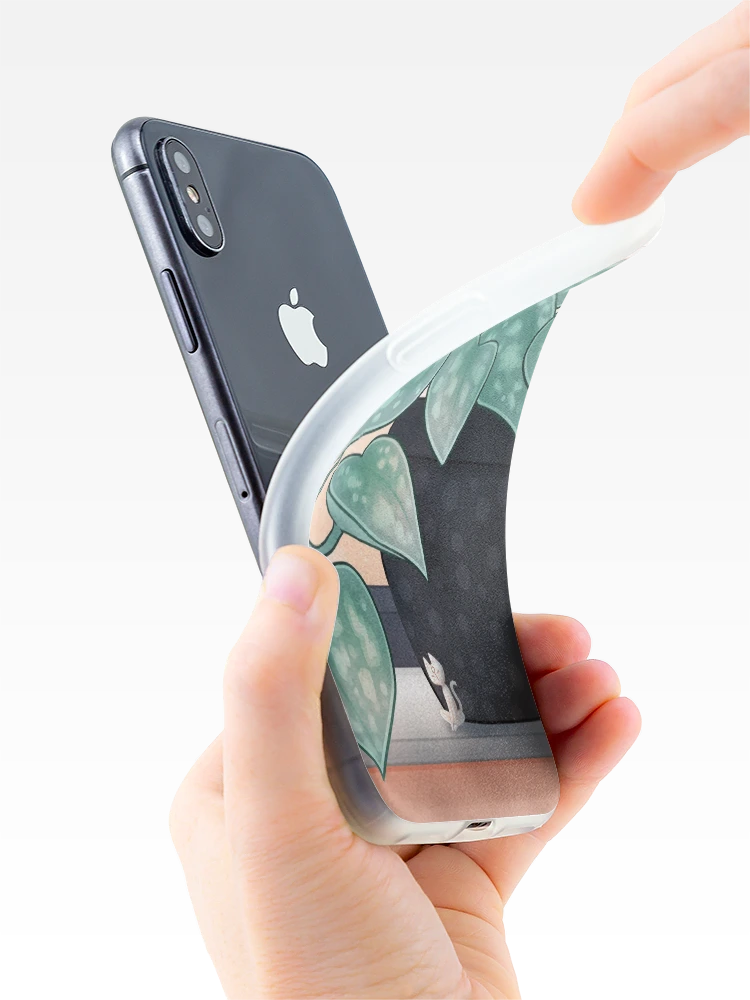 Thumbnail 4 of 5, iPhone Case, Pothos designed and sold by RaspberryMoon.