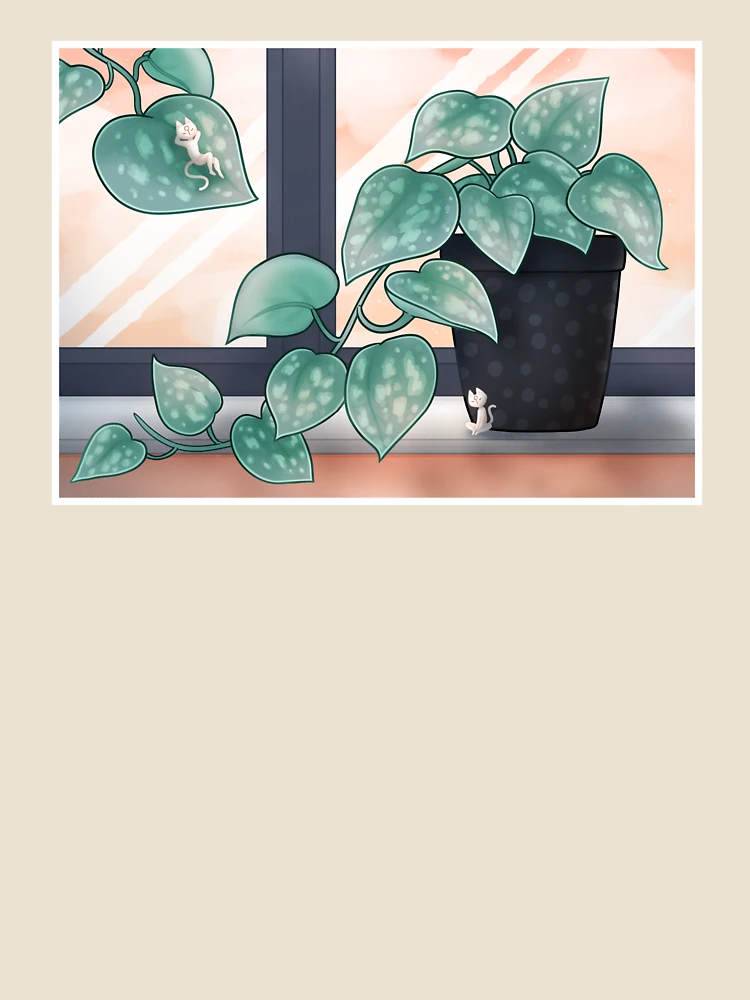 Thumbnail 4 of 4, Relaxed T-Shirt, Pothos designed and sold by RaspberryMoon.