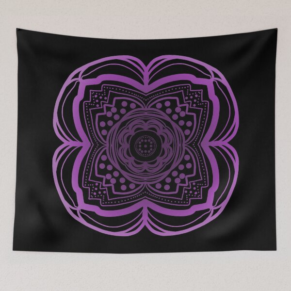 Item preview, Plum Simple Burst Mandala designed and sold by Stacia Boyd.