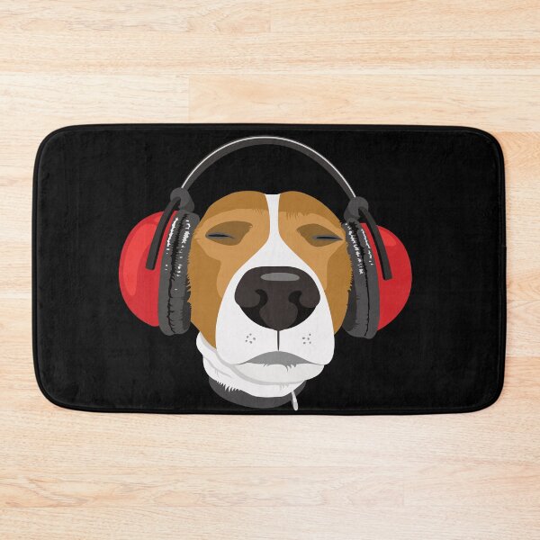 Item preview, Dog Chilling To Tunes designed and sold by LazyBuffalo.
