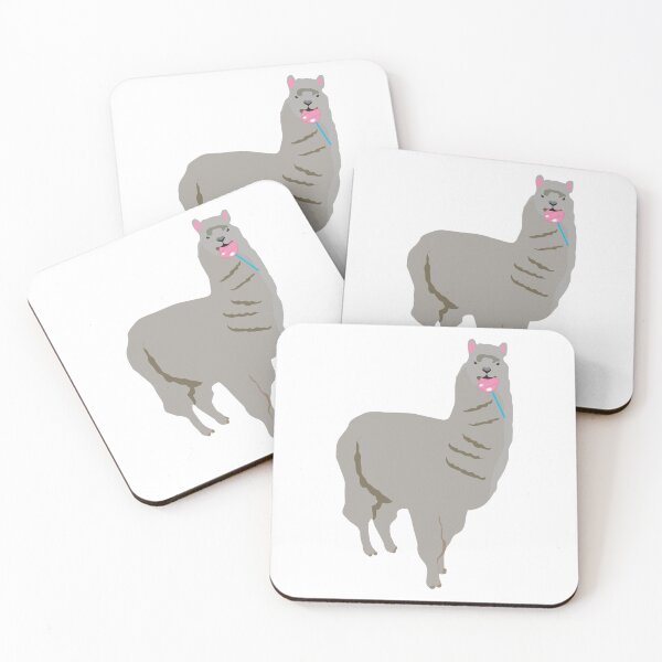 Item preview, Llama Licking a Pink Lollipop designed and sold by idovedesign.