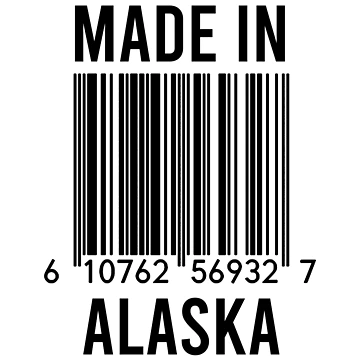 Artwork thumbnail, Made In Alaska by RandomStuffShop