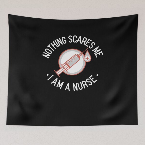 Item preview, Nothing Scares Me Im A Nurse Funny Nurse designed and sold by Jajulile.