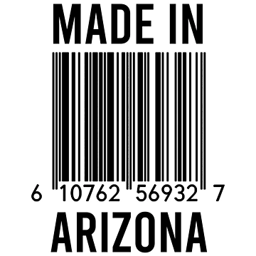 Artwork thumbnail, Made In Arizona by RandomStuffShop