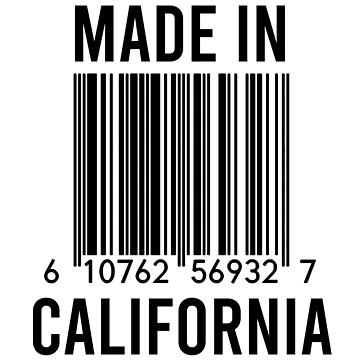 Artwork thumbnail, Made In California by RandomStuffShop