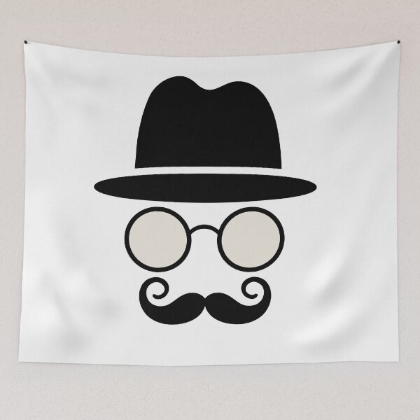 Item preview,  Mustache And Wayfarer Glasses designed and sold by All in One  Design.