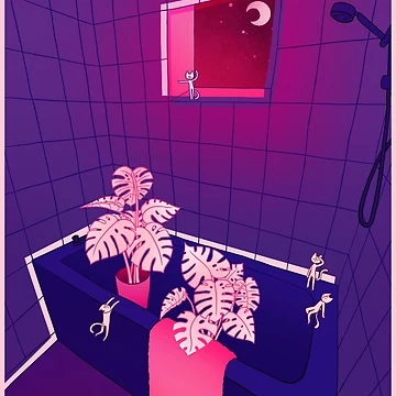 Imagen de la obra Monstera de RaspberryMoon