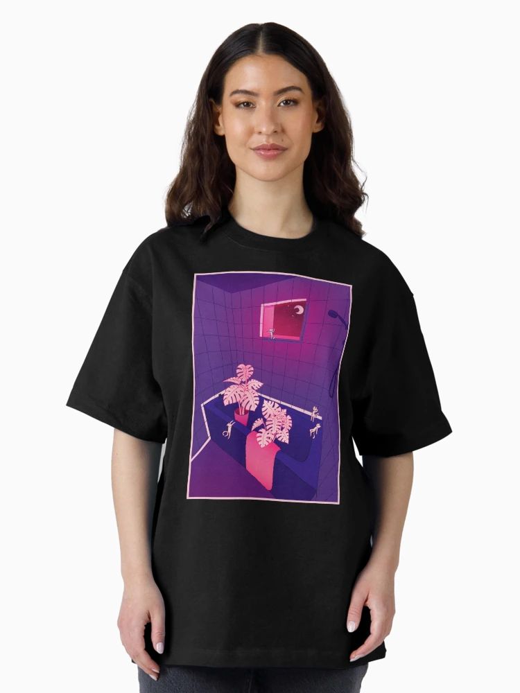 Thumbnail 3 of 7, Oversized T-Shirt, Monstera designed and sold by RaspberryMoon.