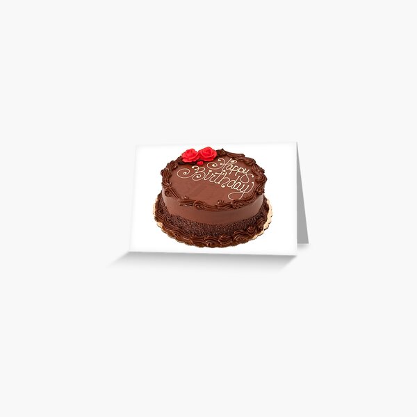 Item preview, Chocolate Birthday Cake designed and sold by Darcy777.