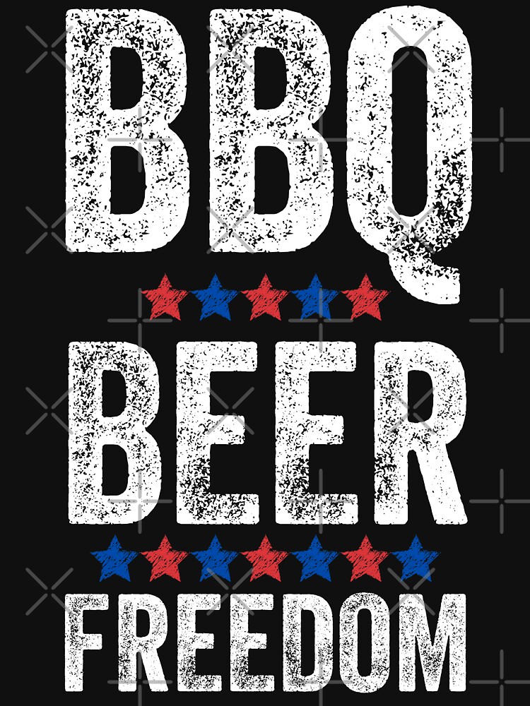 bbq beer freedom t shirt