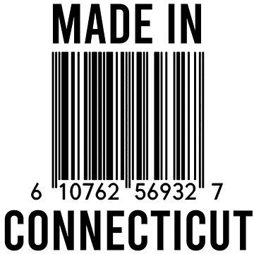 Artwork thumbnail, Made In Connecticut by RandomStuffShop