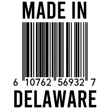Artwork thumbnail, Made In Delaware by RandomStuffShop