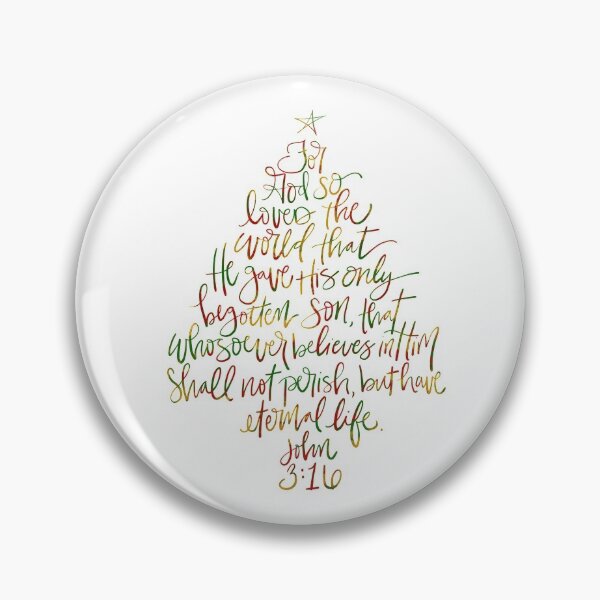 Item preview, John 3:16 Christmas Tree designed and sold by thomaslettering.