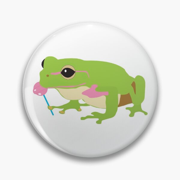 Item preview, Frog Licking a Pink Lollipop designed and sold by idovedesign.