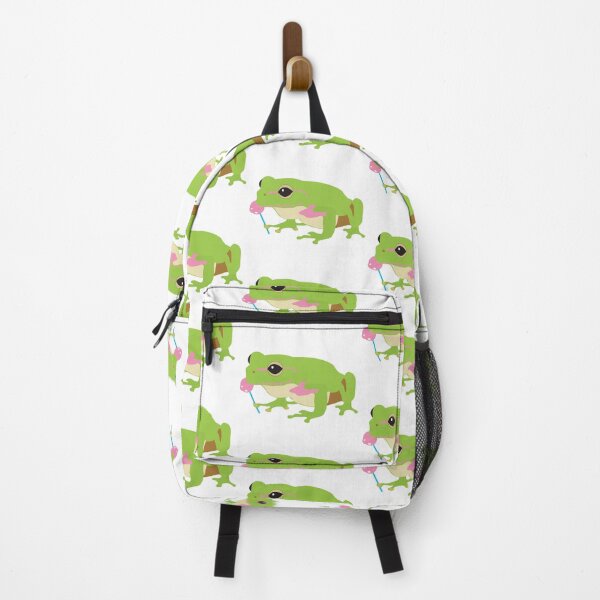 Item preview, Frog Licking a Pink Lollipop designed and sold by idovedesign.