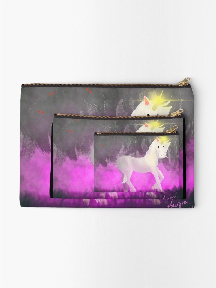 Alternate view of Unicorn Zipper Pouch