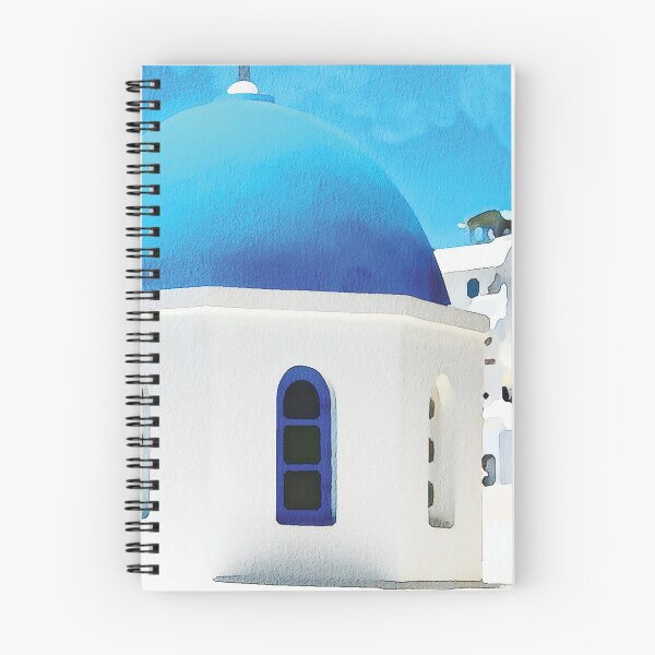 Item preview, Santorini island, watercolour effect. designed and sold by Gerald Waters.