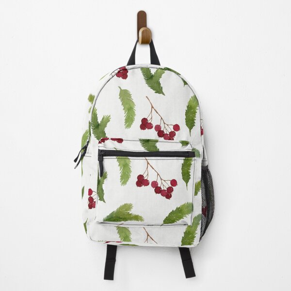 Item preview, Watercolo pine branches and red berries pattern designed and sold by helga-wigandt.