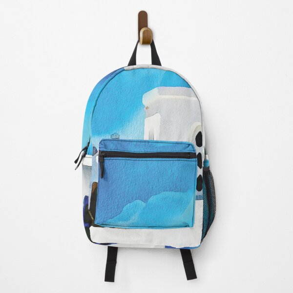 Item preview, Santorini island, watercolour effect. designed and sold by Gerald Waters.