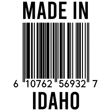 Artwork thumbnail, Made In Idaho by RandomStuffShop