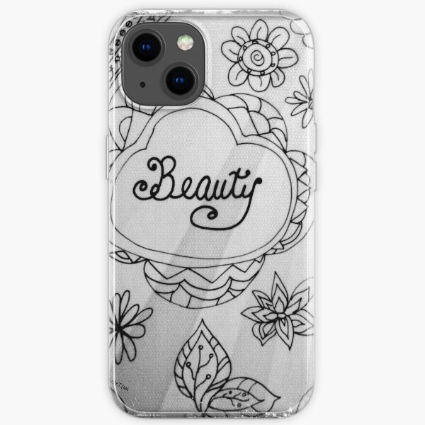 Rachel Doodle Art - Beauty iPhone Soft Case