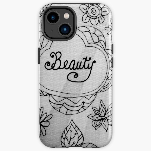 Rachel Doodle Art - Beauty iPhone Tough Case