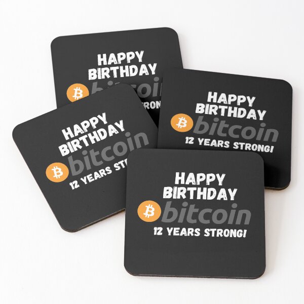 Item preview, Happy Birthday Bitcoin - 12 Years Strong designed and sold by Cryptohaven.