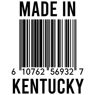 Artwork thumbnail, Made In Kentucky by RandomStuffShop